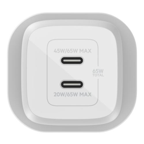Belkin Dual USB-C GaN Wall Charger with PPS 65W